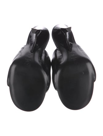 Attico Patent Leather Slides