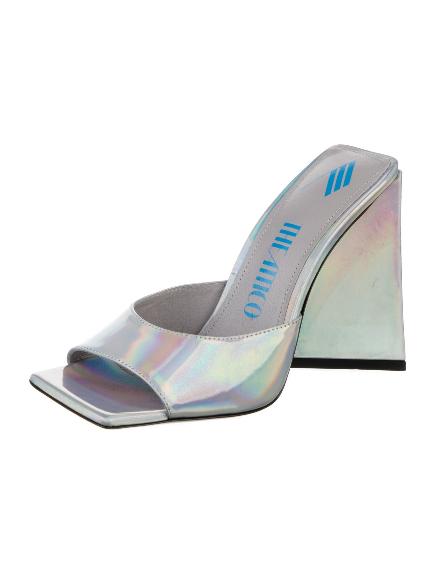 Attico Leather Slides