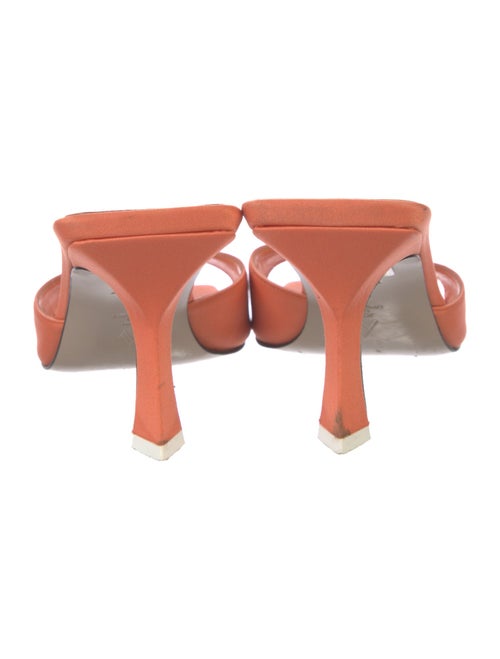 Attico Leather Slides