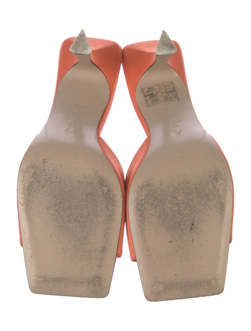 Attico Leather Slides