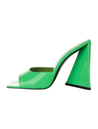 Attico Patent Leather Slides