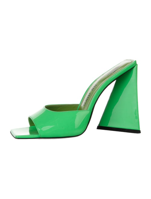 Attico Patent Leather Slides