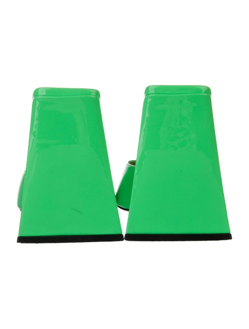 Attico Patent Leather Slides