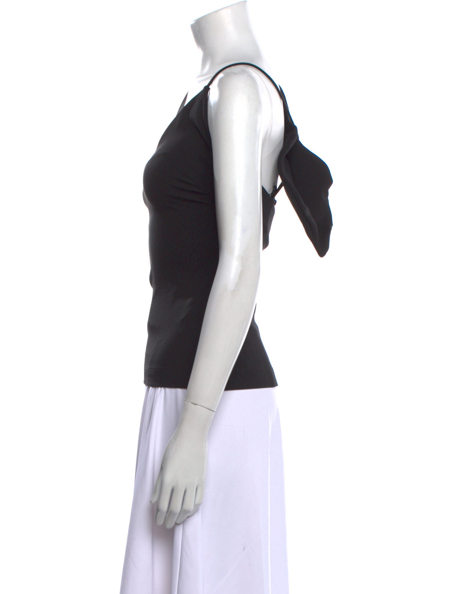 Attico V-Neck Sleeveless Top