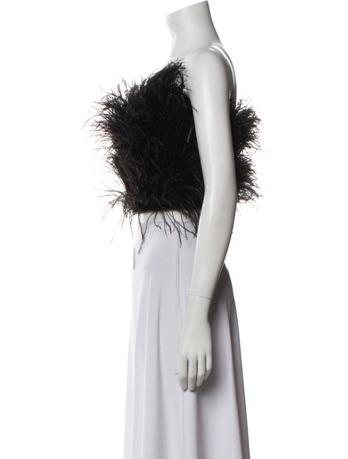 Attico Off-The-Shoulder Sleeveless Crop Top