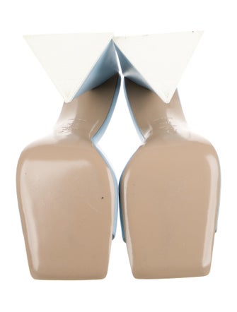 Attico Leather Slides