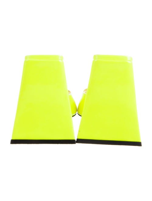 Attico Patent Leather Printed Slides