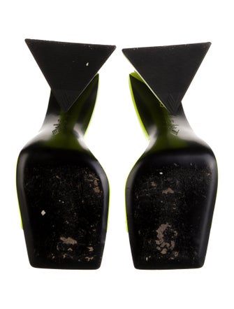 Attico Patent Leather Printed Slides