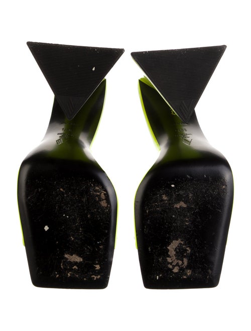 Attico Patent Leather Printed Slides