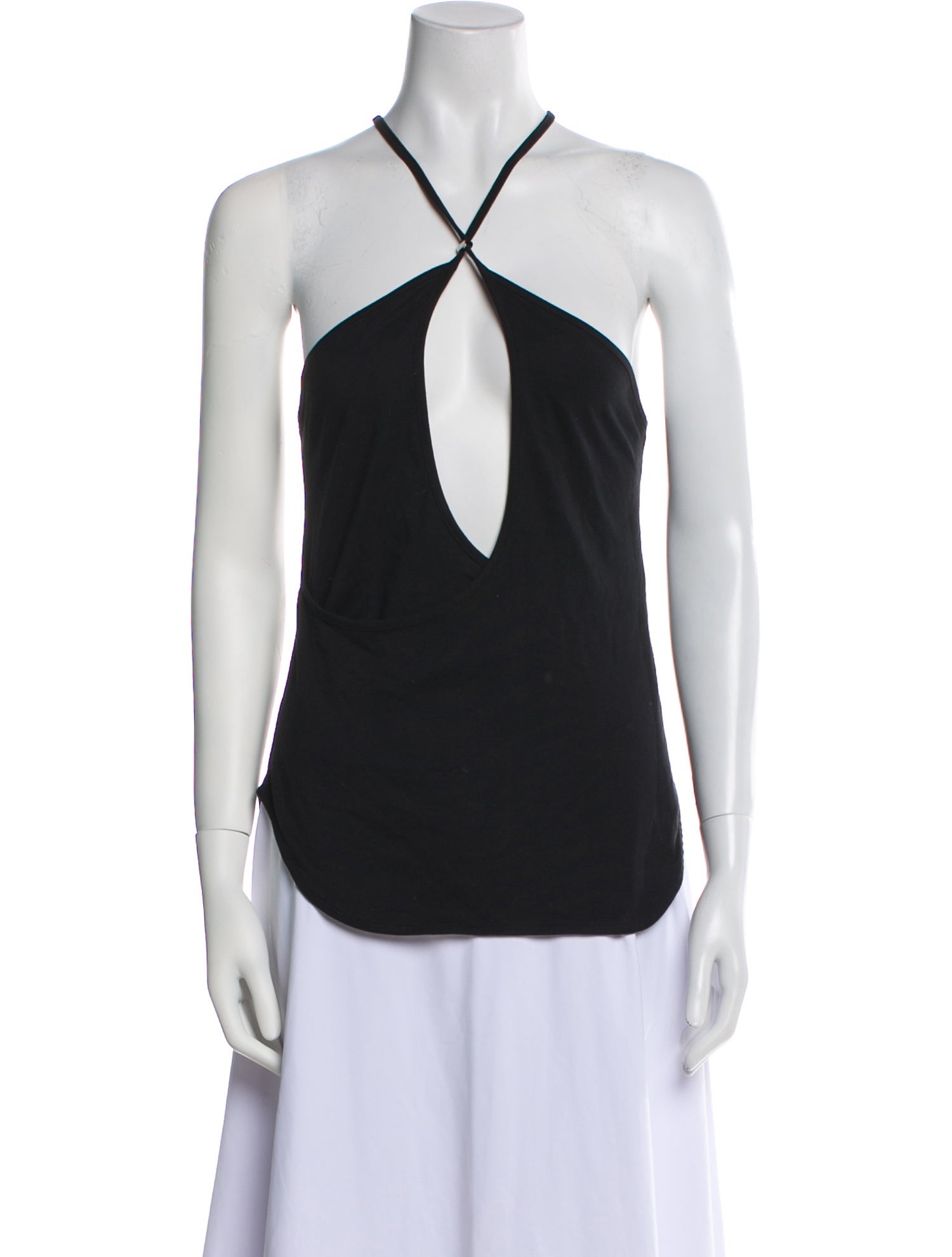 Attico V-Neck Sleeveless Top