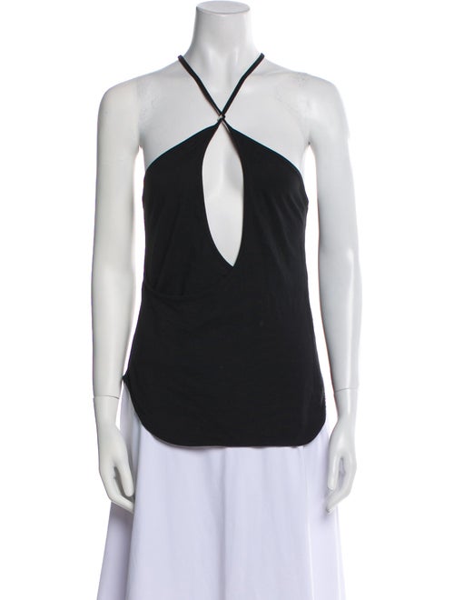 Attico V-Neck Sleeveless Top