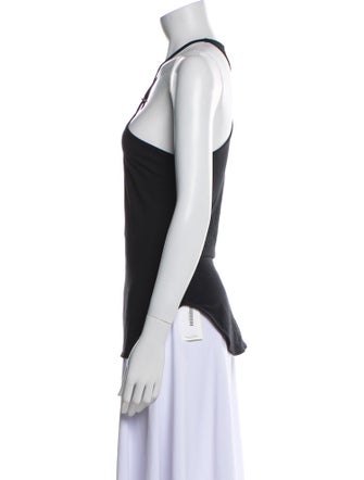 Attico V-Neck Sleeveless Top
