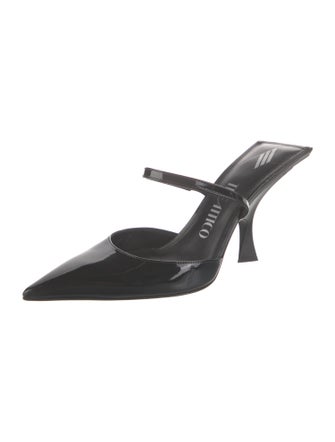 Attico Patent Leather Mules