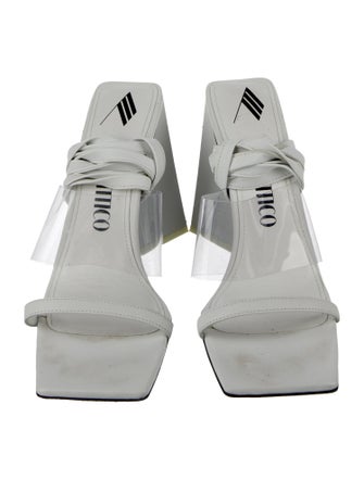 Attico Leather Sandals