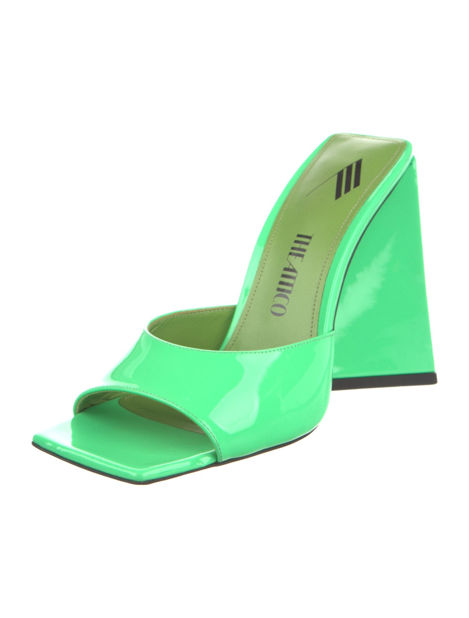 Attico Patent Leather Slides