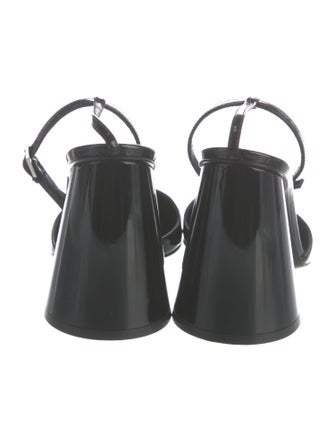 Attico Patent Leather Mules