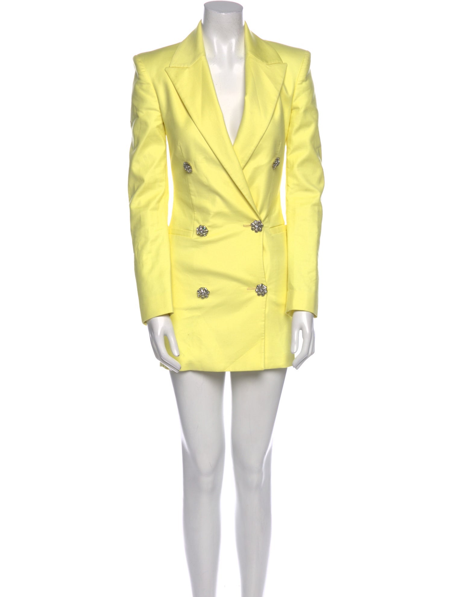 Attico V-Neck Mini Dress