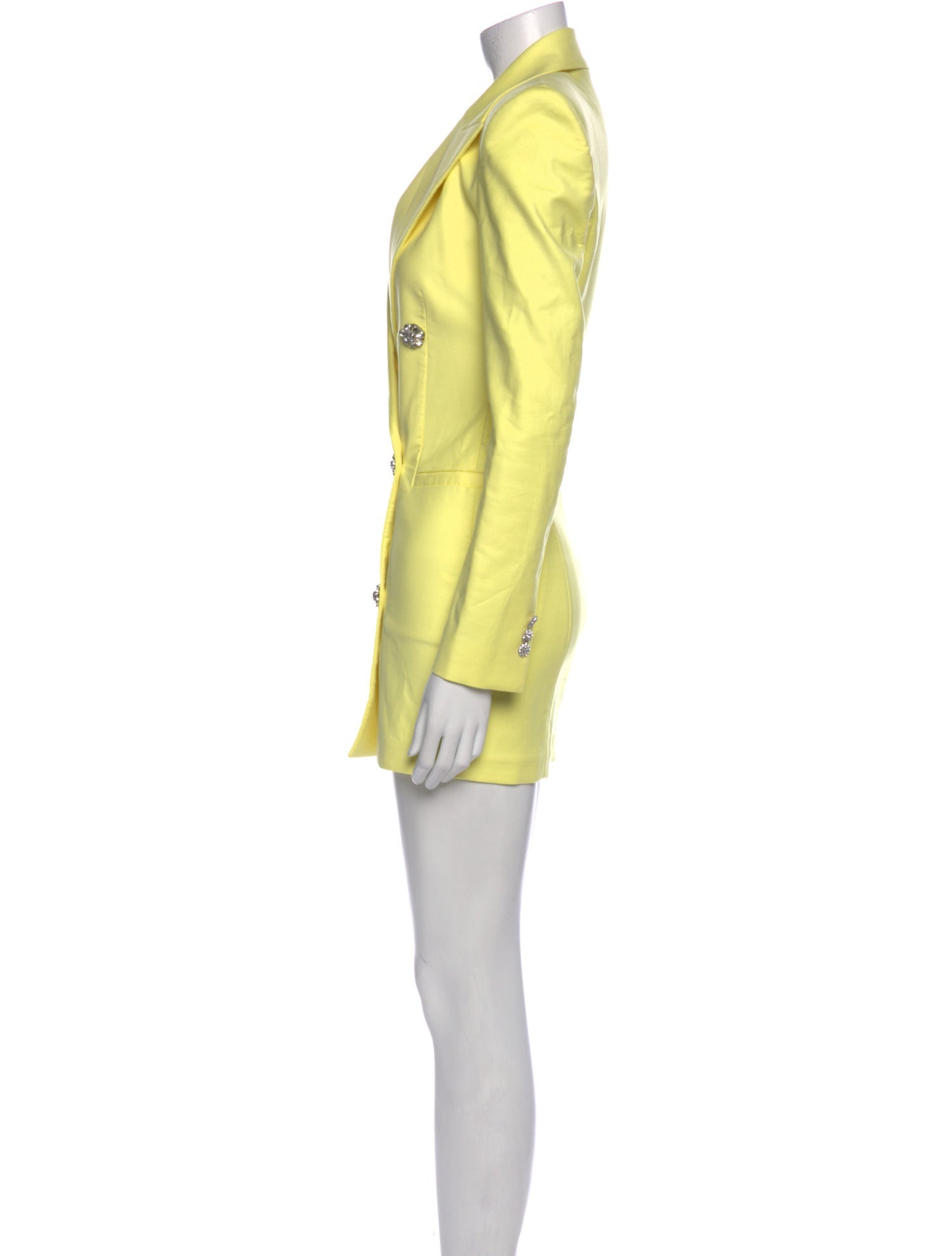 Attico V-Neck Mini Dress