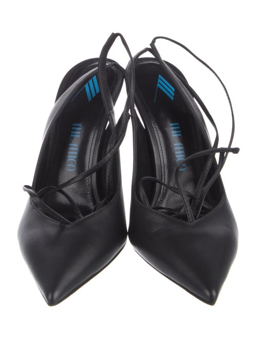 Attico Leather Slingback Pumps