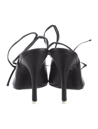 Attico Leather Slingback Pumps