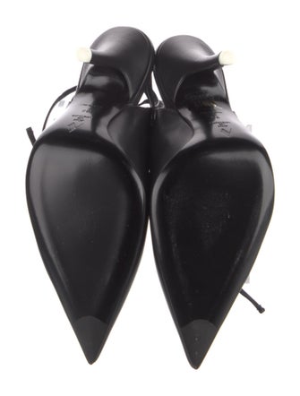Attico Leather Slingback Pumps