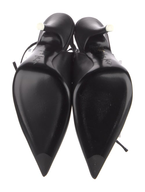 Attico Leather Slingback Pumps
