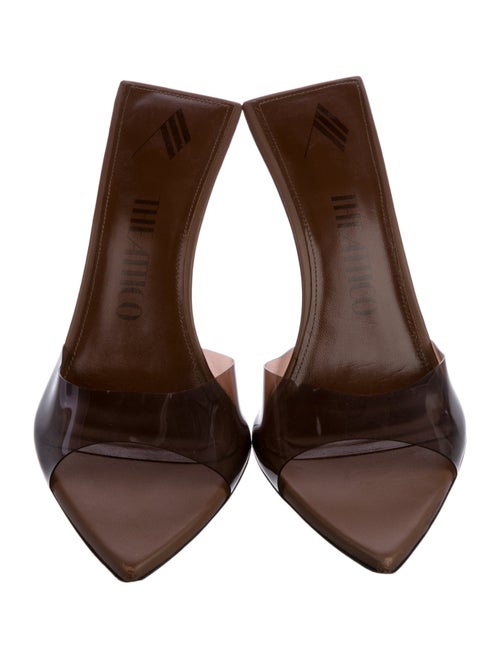 Attico Leather Slides