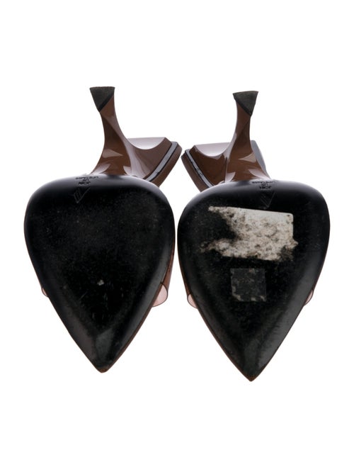 Attico Leather Slides