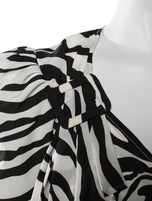 Attico Animal Print Mini Dress