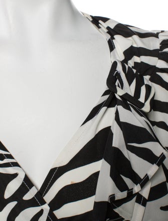 Attico Animal Print Mini Dress