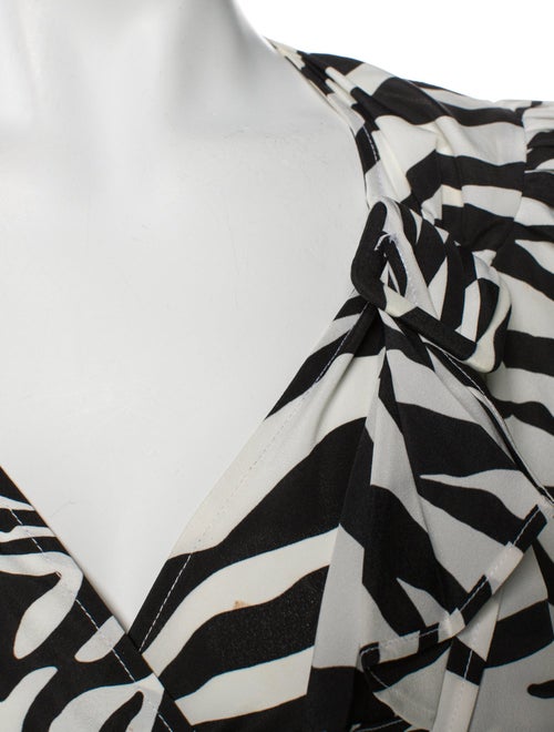 Attico Animal Print Mini Dress