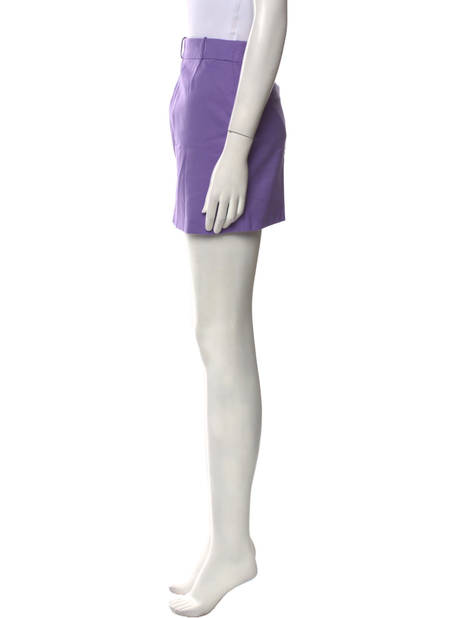 Attico Virgin Wool Mini Skirt