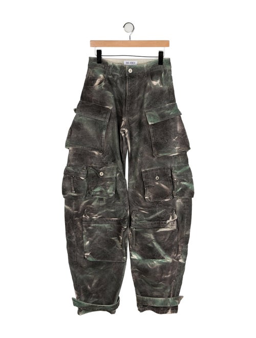 Attico High-Rise Wide Leg Jeans