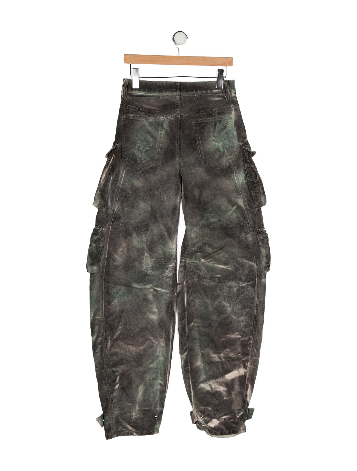 Attico High-Rise Wide Leg Jeans