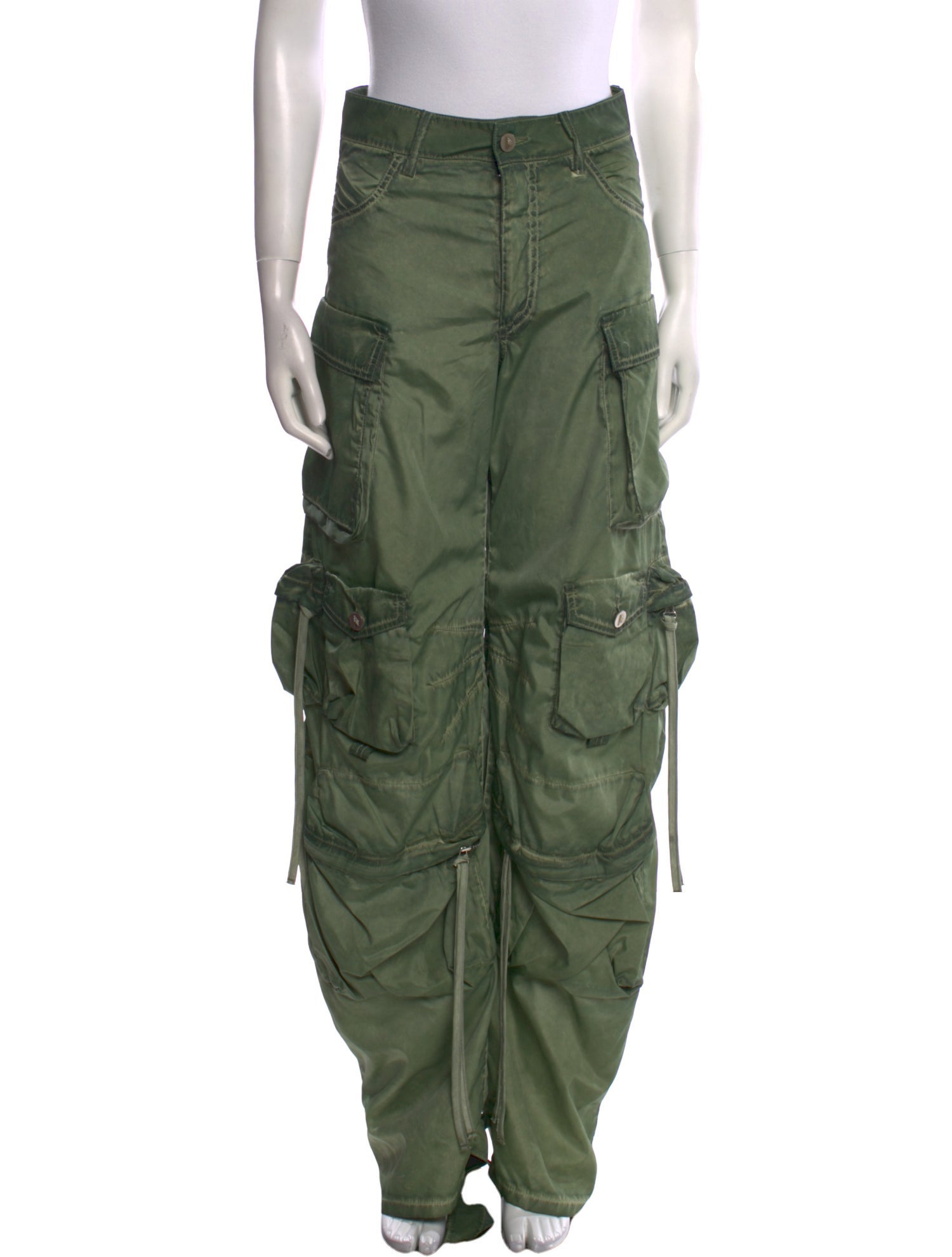 Attico Straight Leg Pants