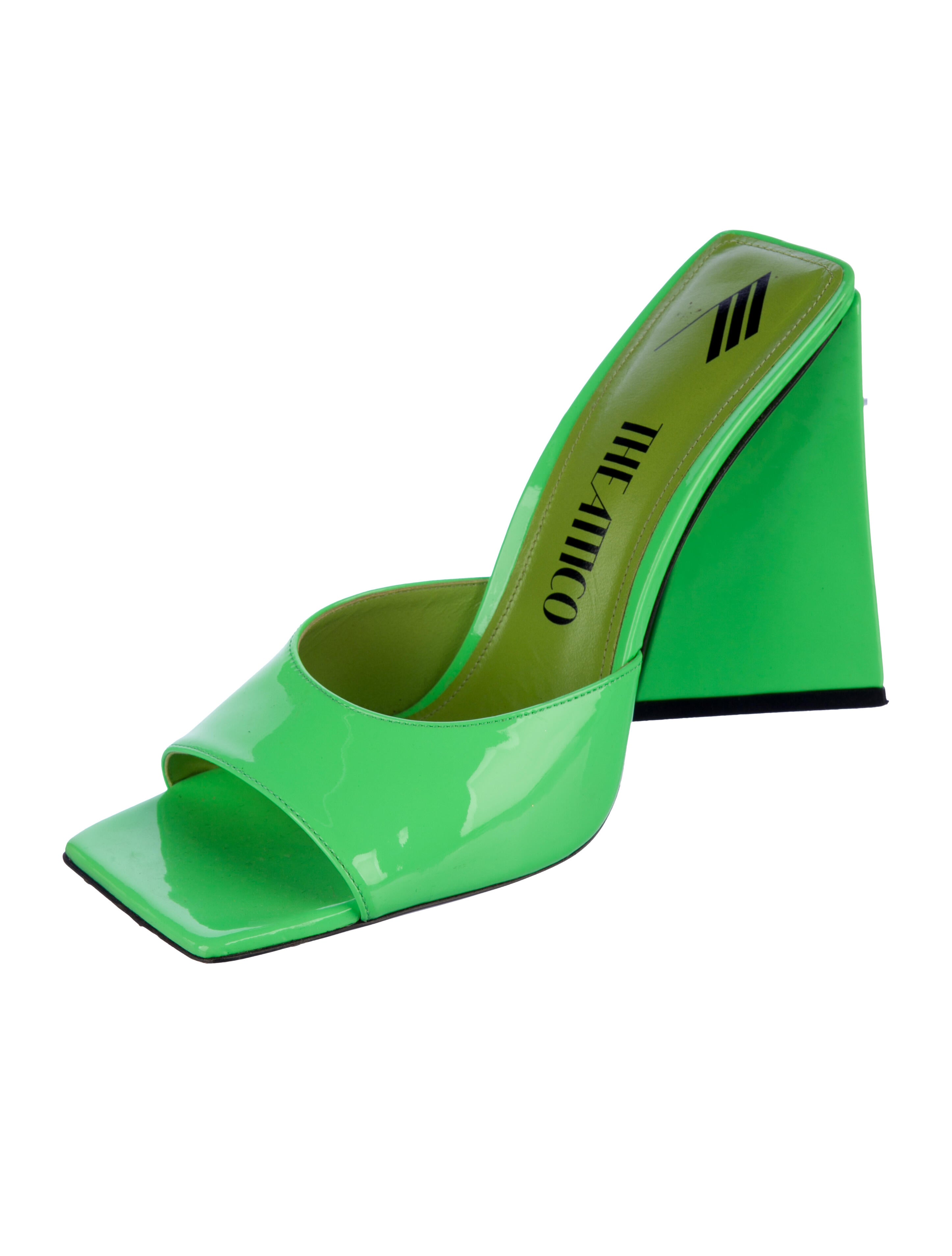 Attico Patent Leather Slides