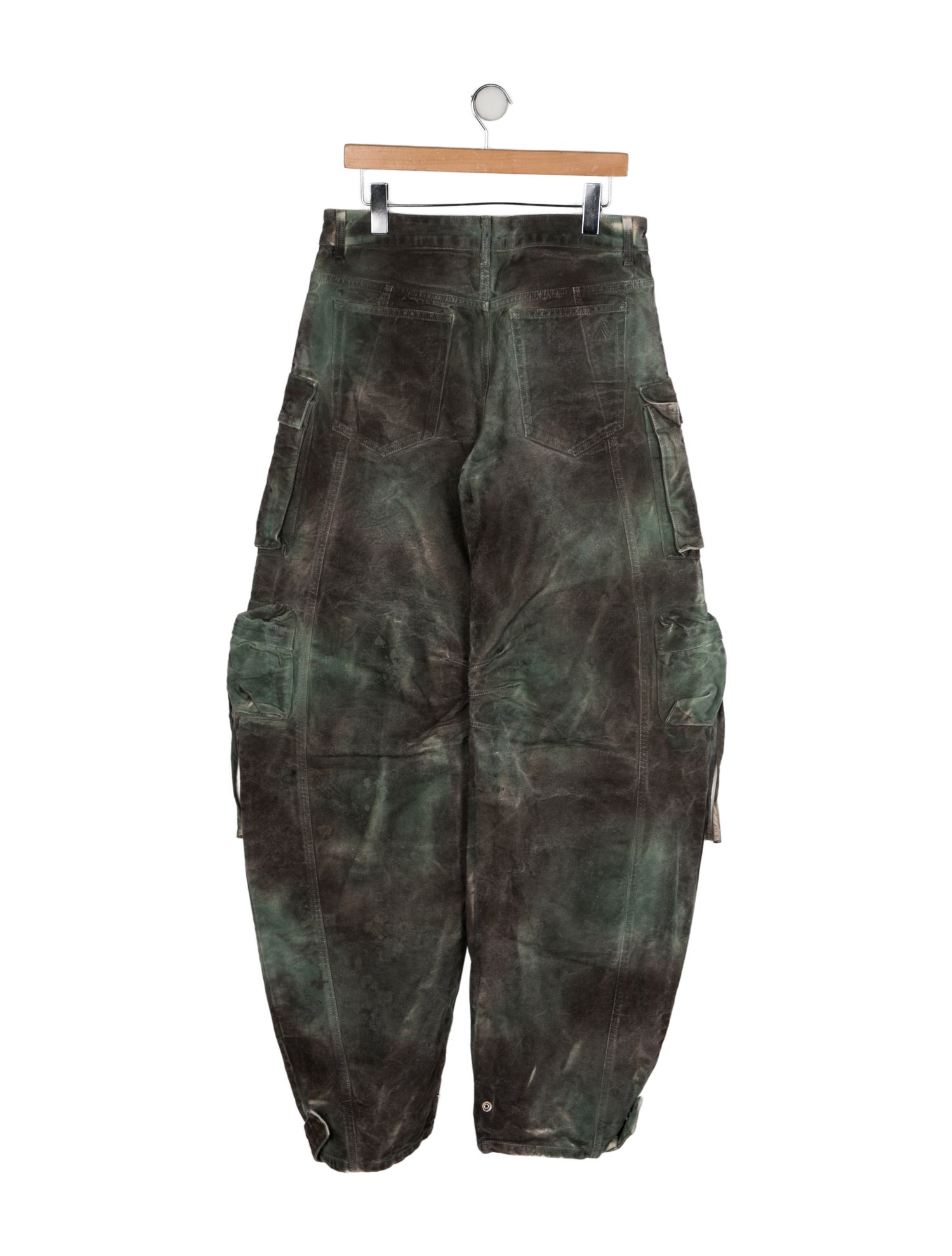 Attico High-Rise Wide Leg Jeans