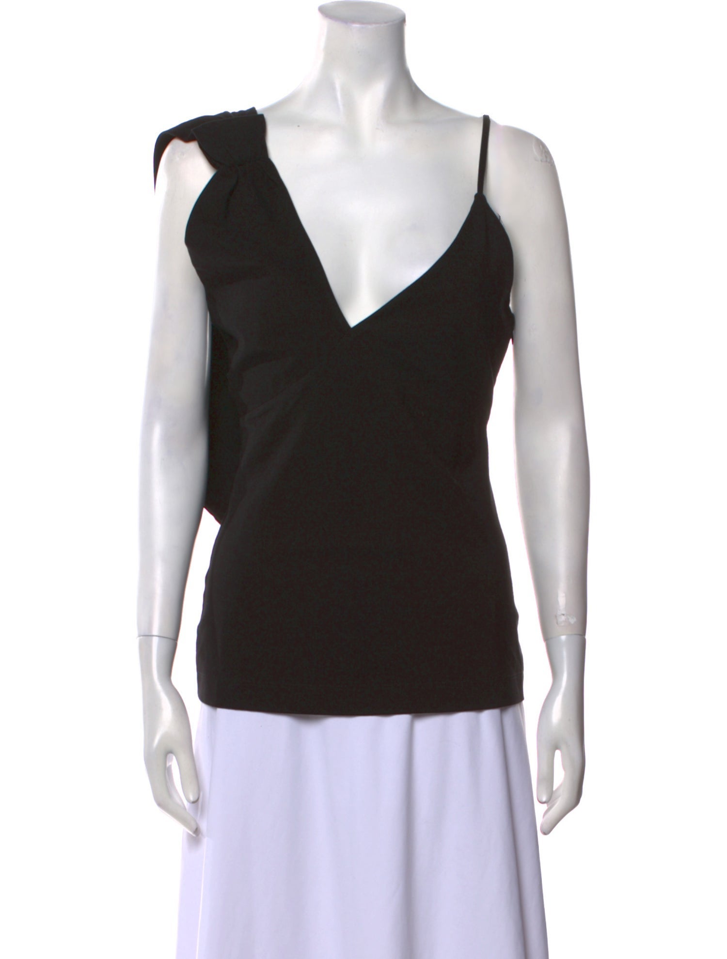 Attico V-Neck Sleeveless Top
