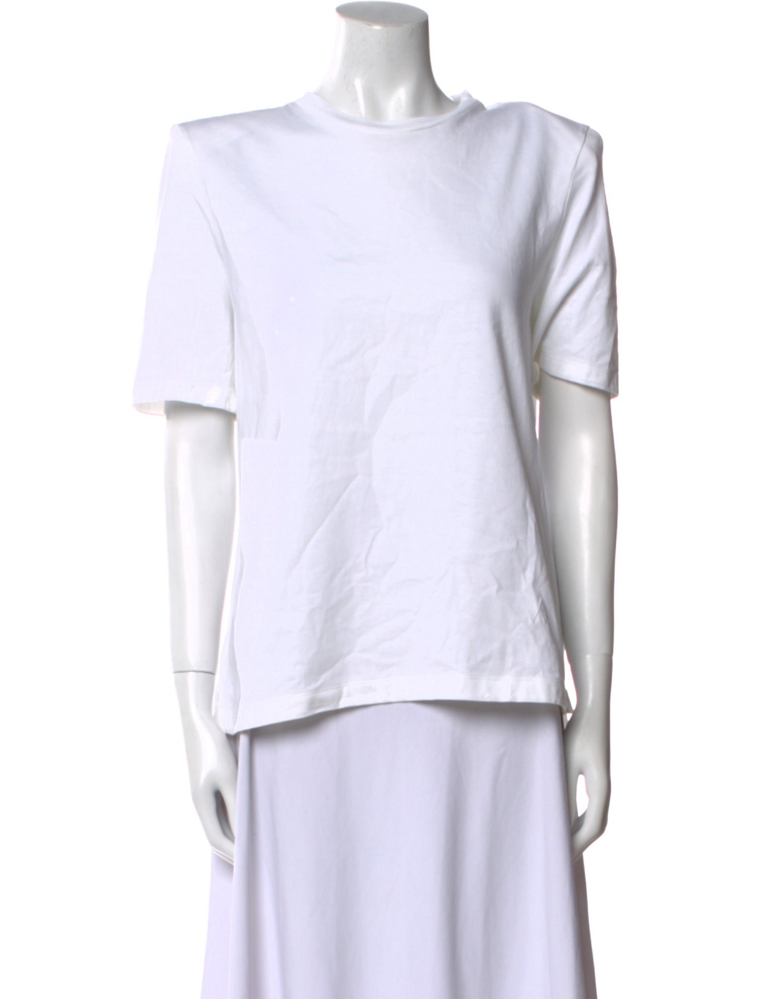 Attico Crew Neck Short Sleeve T-Shirt