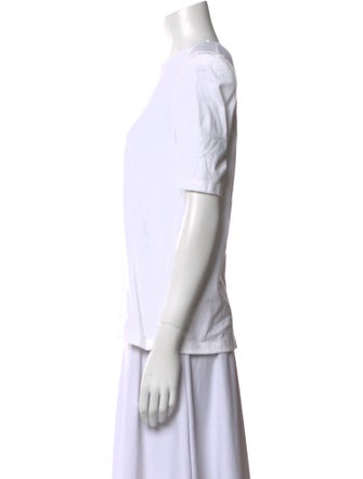 Attico Crew Neck Short Sleeve T-Shirt