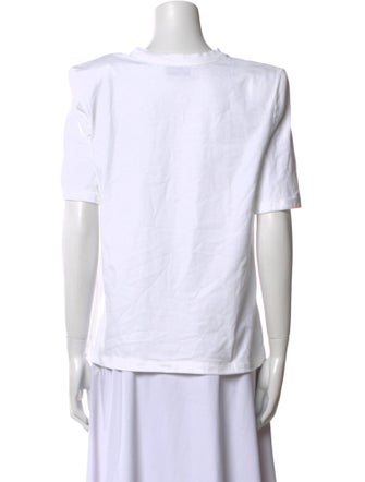 Attico Crew Neck Short Sleeve T-Shirt