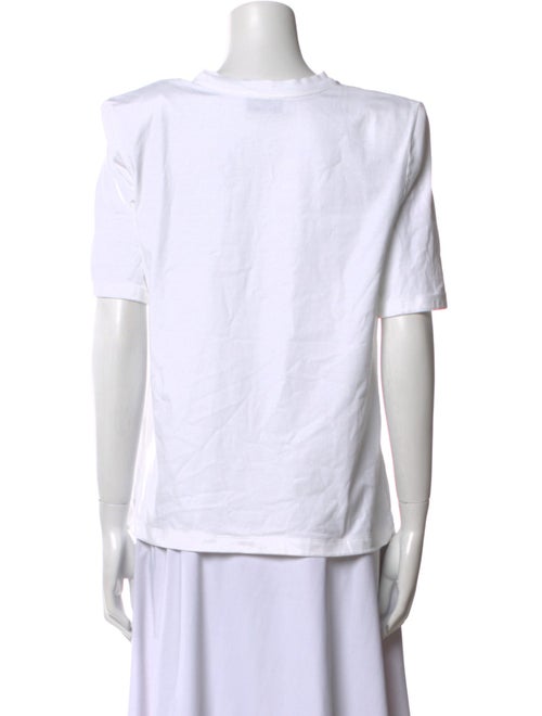 Attico Crew Neck Short Sleeve T-Shirt