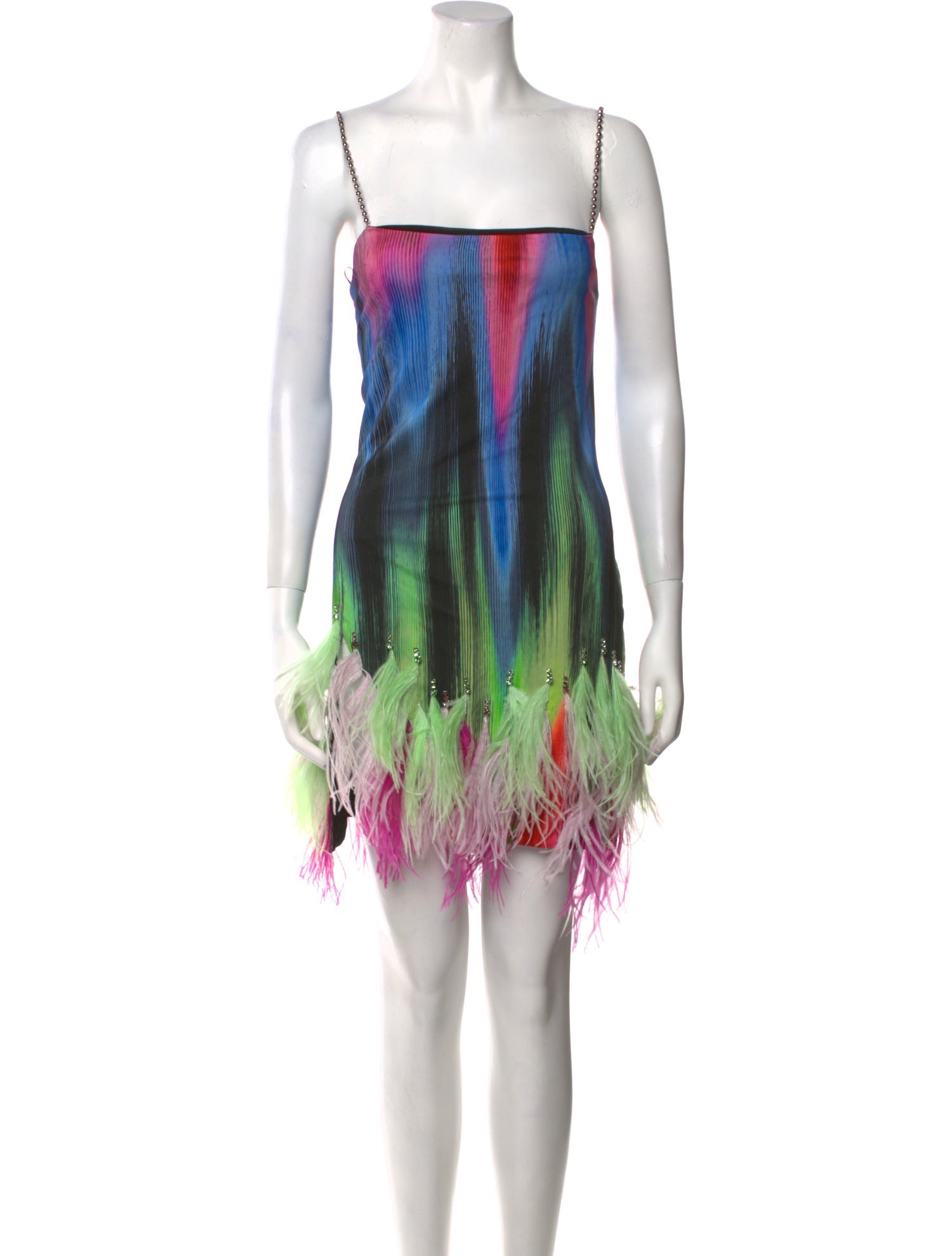 Attico Printed Mini Dress