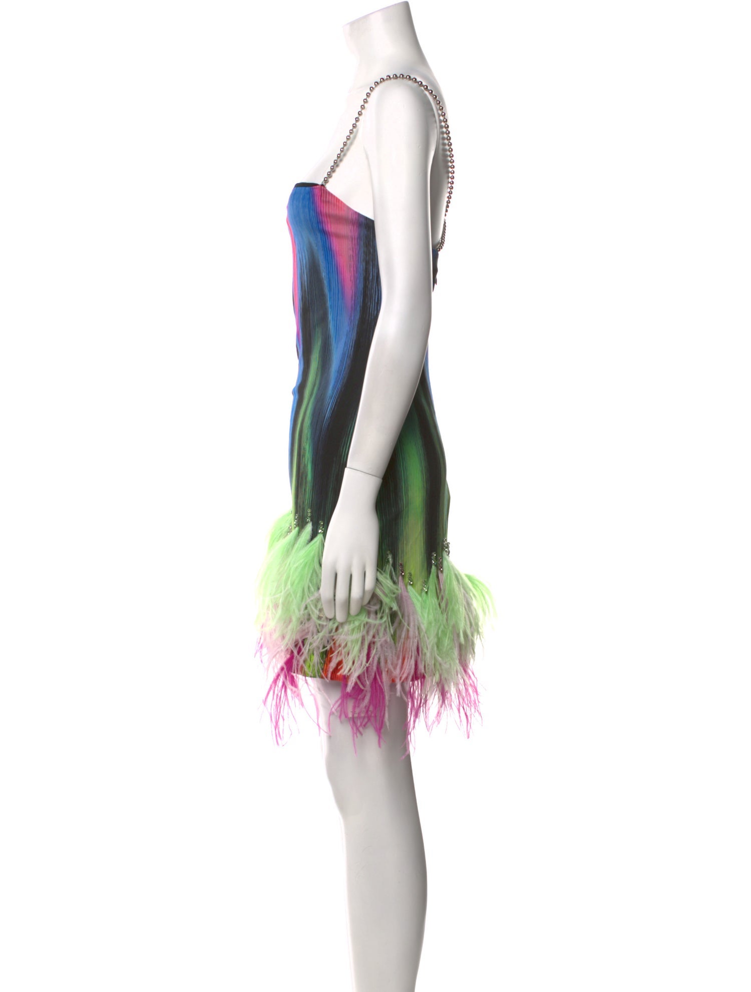 Attico Printed Mini Dress