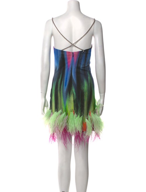 Attico Printed Mini Dress