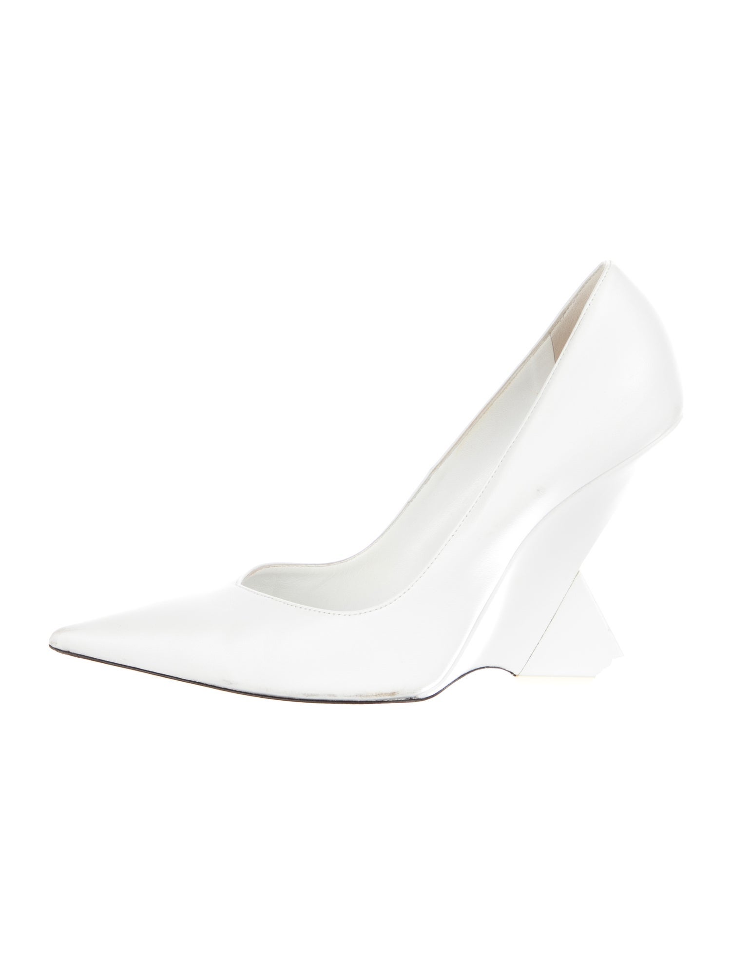 Attico Leather D'Orsay Pumps