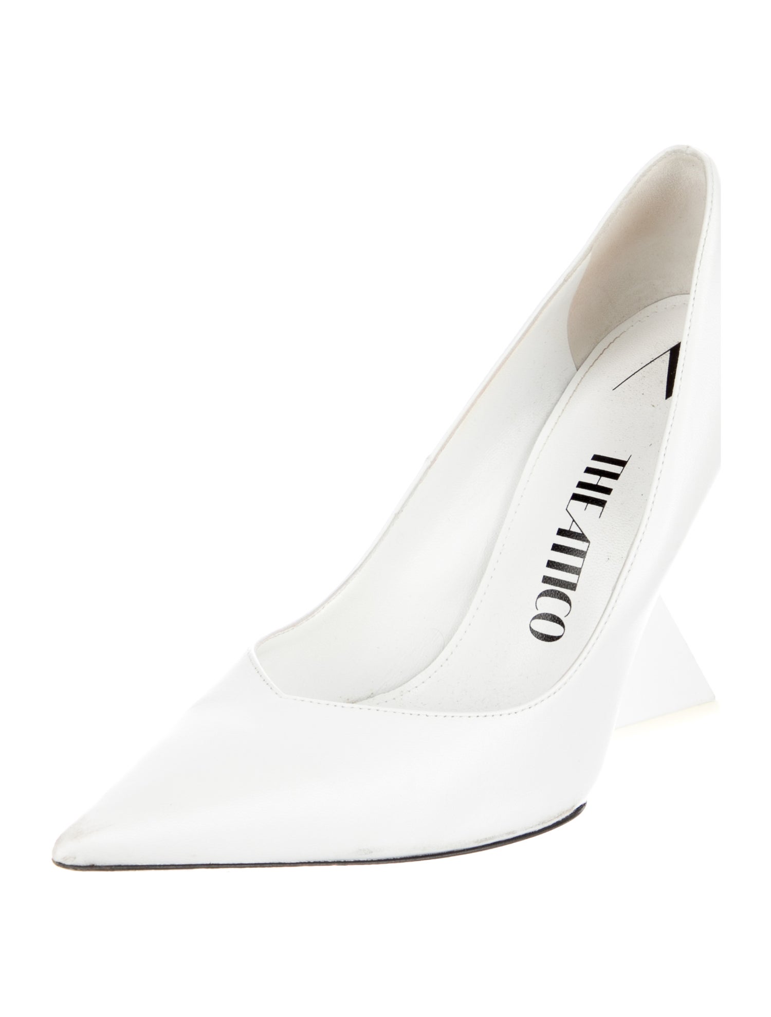 Attico Leather D'Orsay Pumps