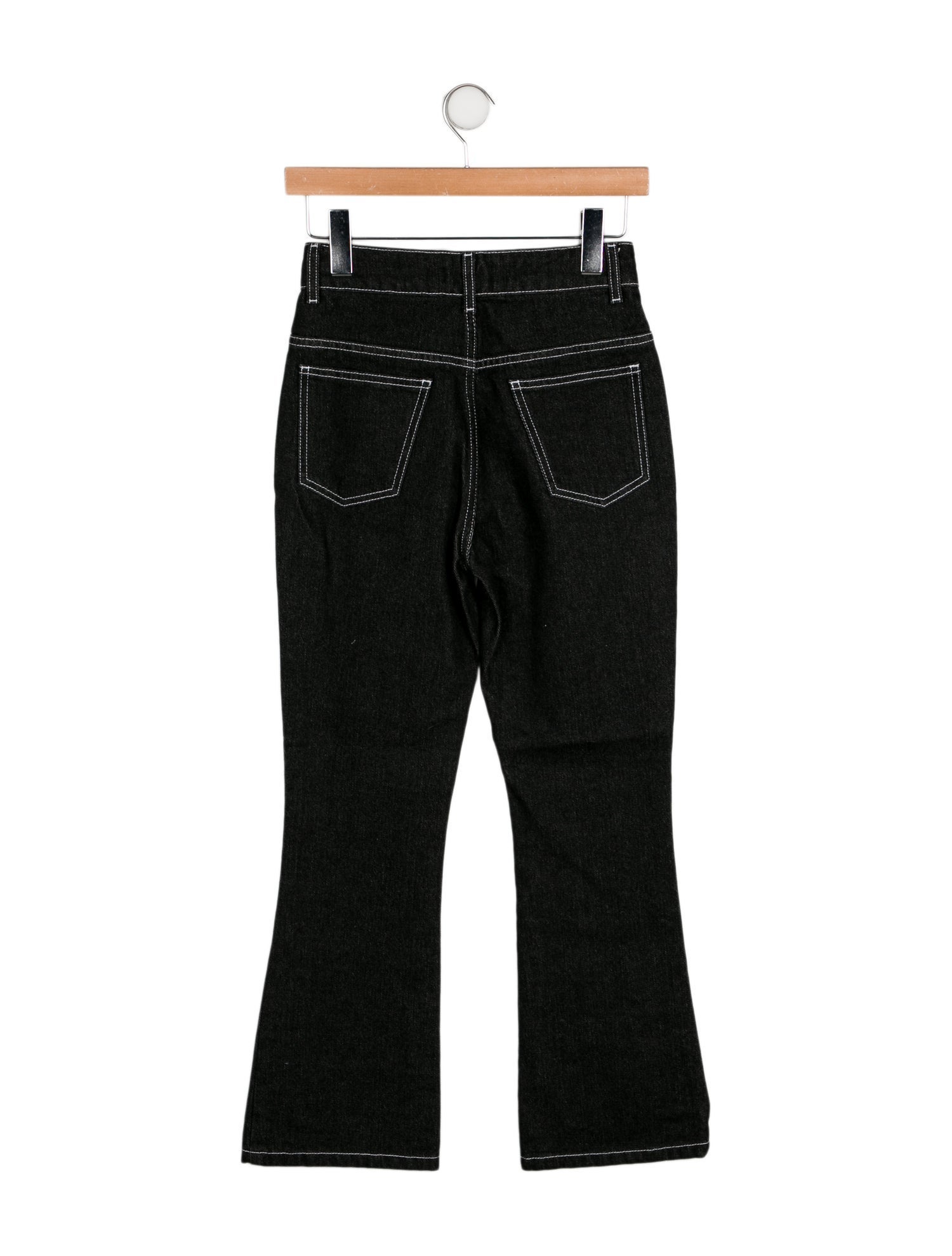 Attico Mid-Rise Straight Leg Jeans w/ Tags