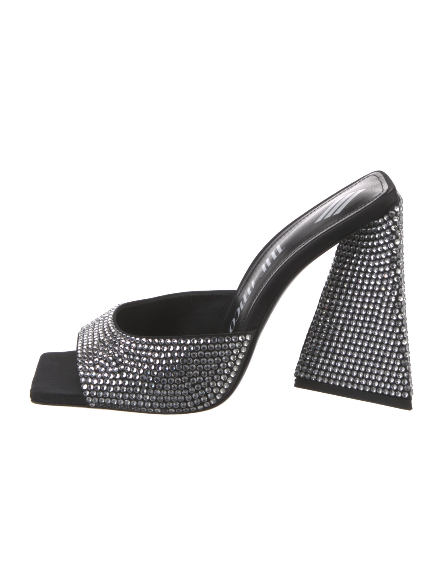 Attico Crystal Crystal Embellishments Mules