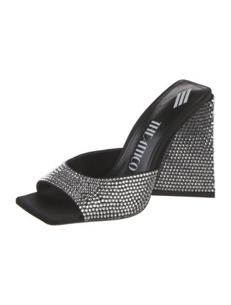 Attico Crystal Crystal Embellishments Mules
